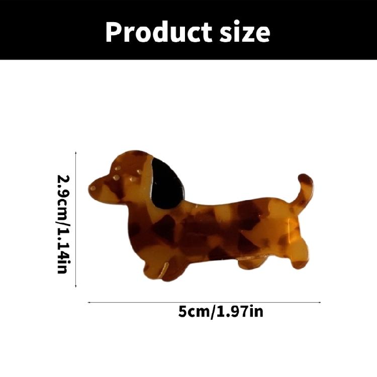 Einzigartige kleine Haarklammern in Dackelform Adorables Dackel-Haarspangen Haarschmuck Haarschmucke