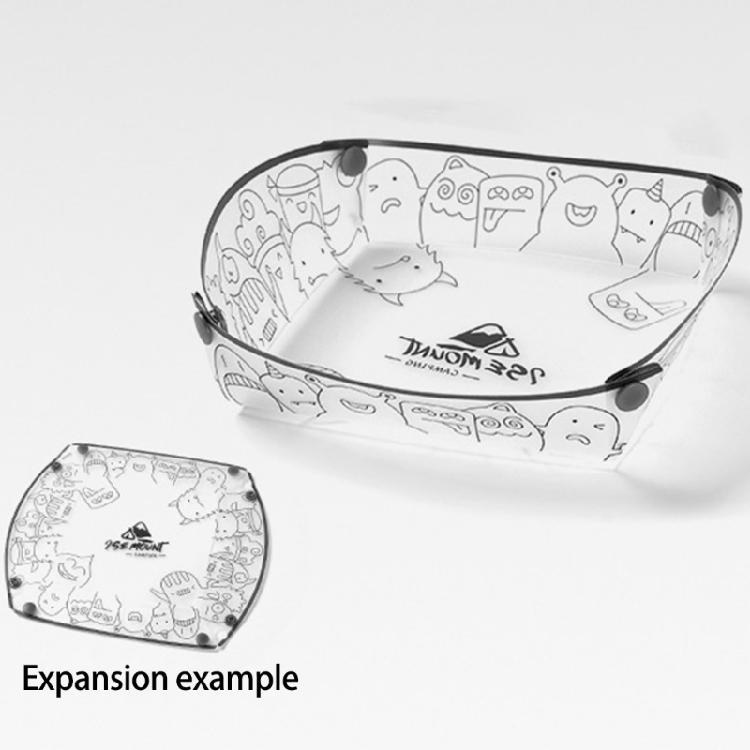 Folding Tableware Set Portable Bowl Plate Chopping Board Light Weight Camping Tableware for Camping and Backpacking