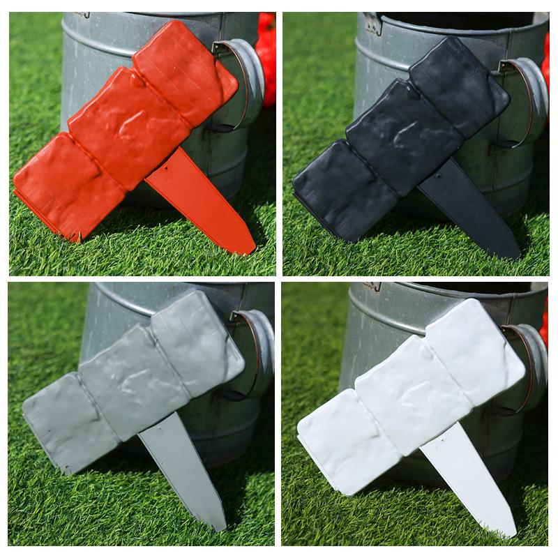 Durable Outdoor Plastic Fence: Imitation Stone Design for Garden and Courtyard