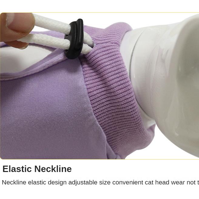 Sterilisationskleidung für Haustiere, Katzen, postoperative Entwöhnung, Anti-Lecken, Anti-Kratzen, weiche, eng anliegende, bequeme Kleidung