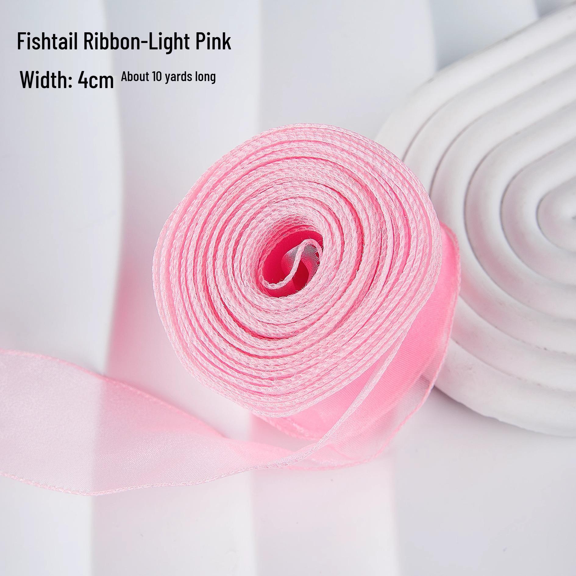 

Fishtail Yarn Satin Ribbon for Cake Decoration & Gift Packaging