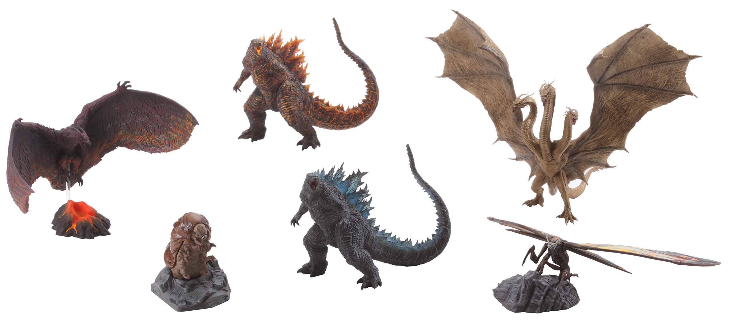 

Art Spirits Gekizo Series GODZILLA 2019 Розмальована торгова фігурка, частково зібрана, 6 шт. КОРОБКА AT046 ПВХ/АБС без масштабу