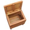 Laundry Basket 40*30*45 Cm Solid Teak Wood