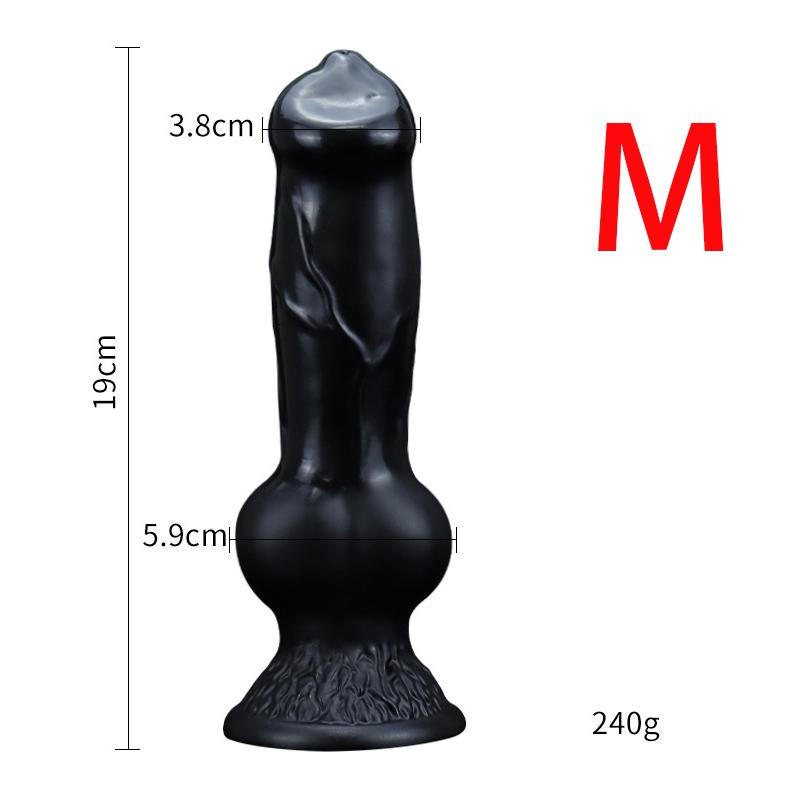 Huge Realistic Wolf Dog Knot Dildo Toy S/M/L/XL/XXL Soft Huge Animal Big Penis Sex Toys Anal Plugs Prostate Suckers Sex Shop