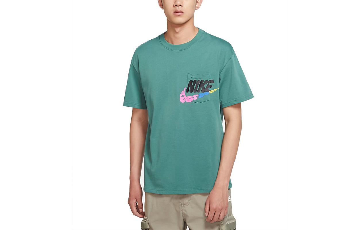Nike Set-in Sleeve T-Shirt Men s Green DJ1344-361 XXL