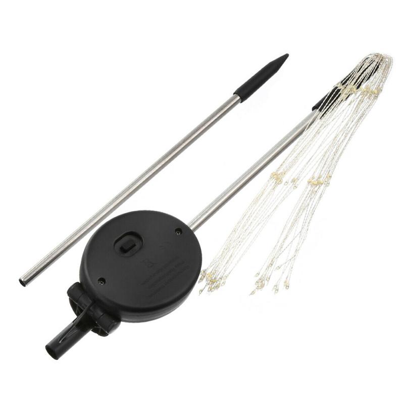 

150 шт./компл. светодиодные солнечные пиротехнические огни водонепроницаемые уличные фонари для газона и сада украшения