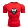 Men's Quick Dry Compression Athletic T-Shirt, Roaring Bear G