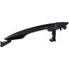 Black Rear Left Driver Side Exterior Door Handle for Elantra 2011-2016