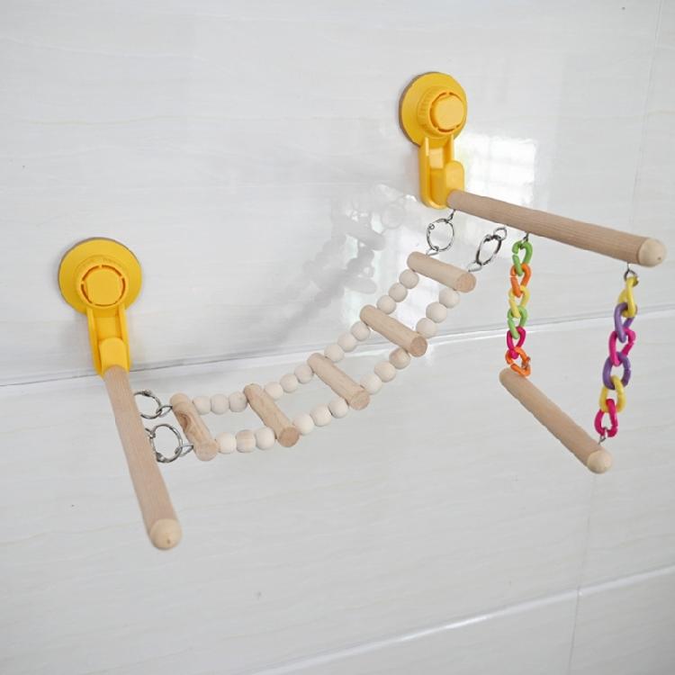 Multifunctional Parrots Stand Branch Ladder Scratchers for Conure Lovebirds