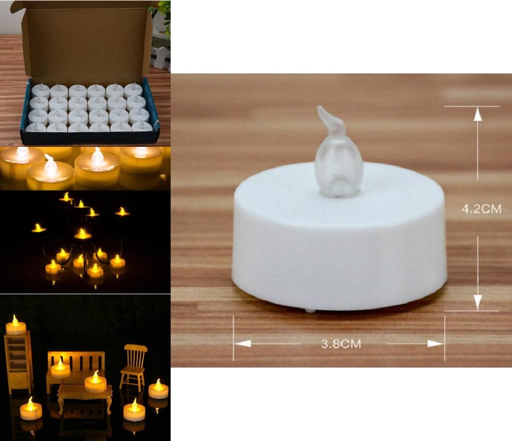 Premium Quality Flameless Tea Candle Flickering Light For Wedding And Home Decor