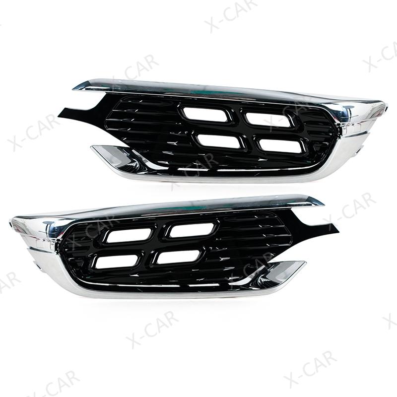For Chery Jetour X70 X70S 2018 Front Bumper Daytime Running Drive Light Fog Lamp Trim Cover Frame Grille