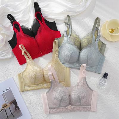 Explosive Comfortable Lace Small Breasts Show Big Gathering Without Steel Ring Upper Support Secondary Breasts Extra Thick Bra Thickened