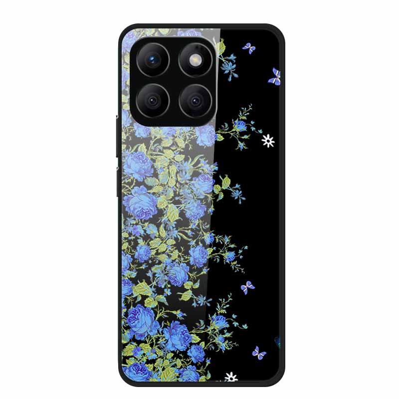 For Honor X8c Case X8 c X 8c Tempered Glass Hard Back Cover Phone Case For Honor X8c 4G Case HonorX8c X 8 c Capa Soft TPU Bumper