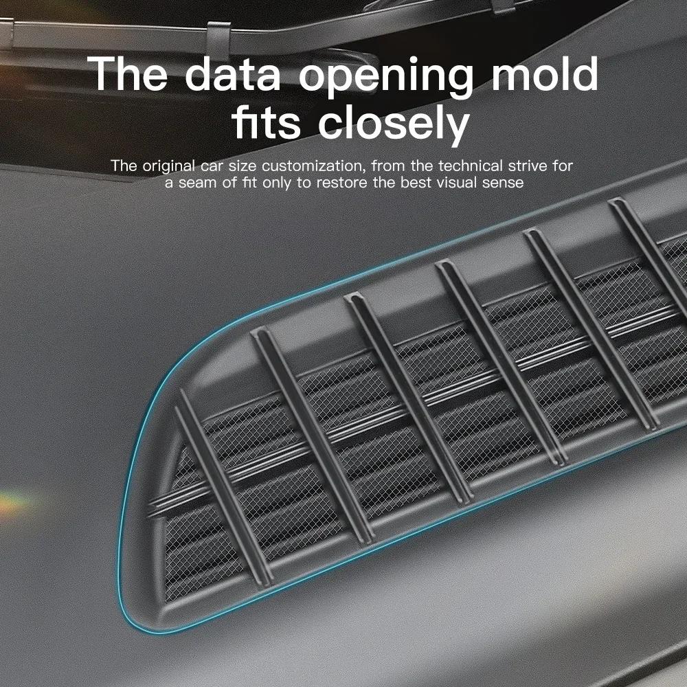 YZ Air Inlet Protective Cover For Tesla Model Y YLJuniper Highland Model 3 Anti-insect Anti-fouling Front Air-Conditioning Cover