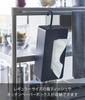 Yamazaki Jitsugyo (Yamazaki) Hook Tissue Case Black W13.5 X D10 X H33.5cm (when Using Hook Vertically) Tower Reversible Hanging Tissue Cover Paper