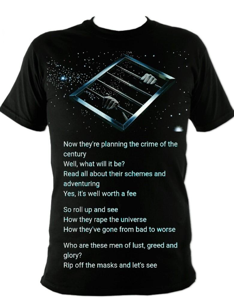 Supertramp Crime Of The Century lyrics t shirt XXXL