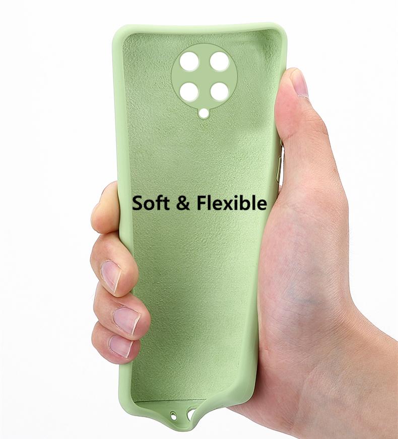 For Xiaomi Poco F2 Pro Case Al Liquid Silicone Soft Phone Rubber Cover For Xiaomi Poco F2 Pro Case for Xiaomi Poco F2 Pro