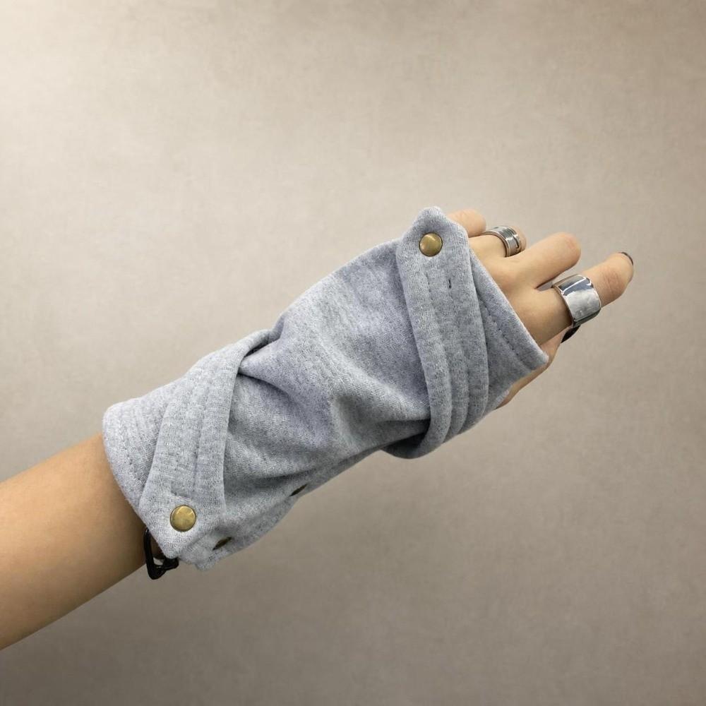 Decorative Design Fingerless Gloves Warm Street Dance Gloves Steampunk Gloves Dance Performance