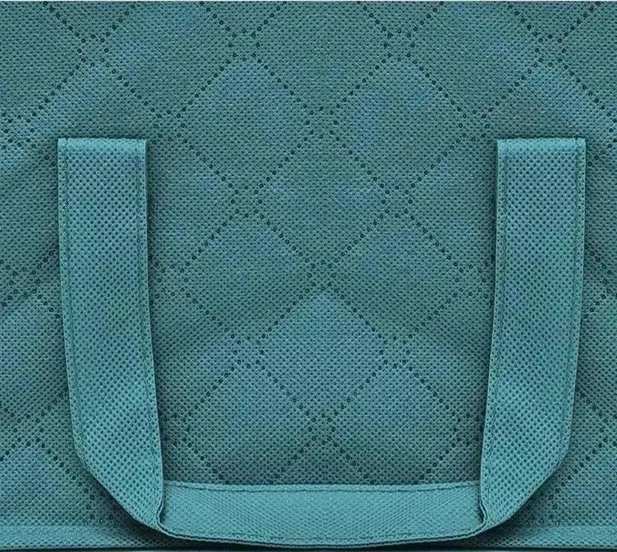 666Simple Clothes Foldable Bag Organizer Waterproof Oxford Window Clothing Wardrobe Organizer Non Woven Storage Box To 1