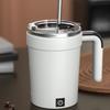 Magnetic Auto Stirring Cup Coffee Protein Shakes Electric Mixer Food Grade Stainless Steel Mixing Mug Detachable Base