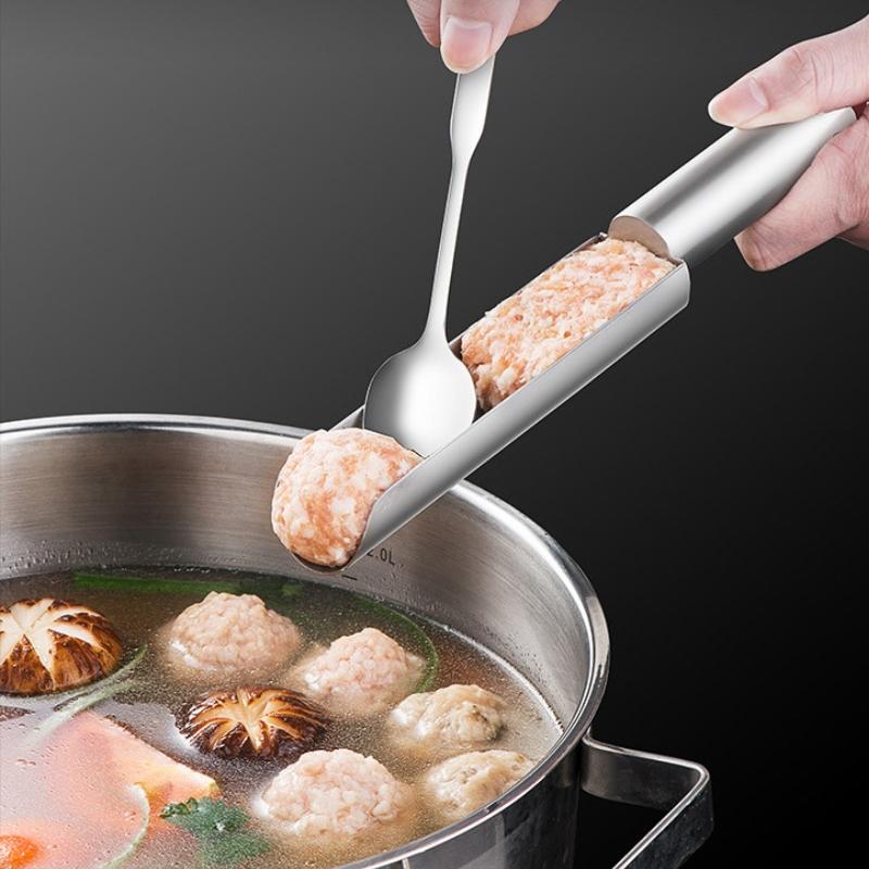 Stainless Steel Meatball Maker Tool Meat Baller Scoop Mold for Kitchen Homemade Beef Shrimp Fish Chicken Veggie Balls