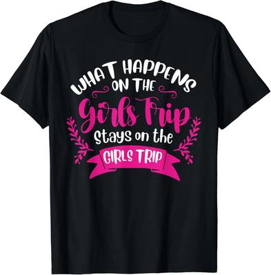 Ciò che succede nel viaggio tra amiche resta nel viaggio tra amiche T-shirt Unisex