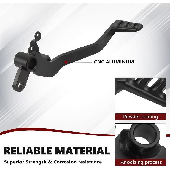 Brake Foot Pedal for MT03 2016-2025, YZF R3 2015-2025, YZF R25 2014-2025, MT-25 2015-2025, Motorcycle Rear Brake Lever Replacement Compatible With