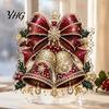 Holiday Table Decorations for Party Christmas Faux Diamond Painting Tabletop Ornaments, Beginner-Friendly DIY Acrylic Rhinestone Art Ornaments