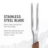VICTORINOX Carving Swiss for Fork, 15cm, Wooden, Modern, Meat, Beef, BBQ, 6.9030.15G