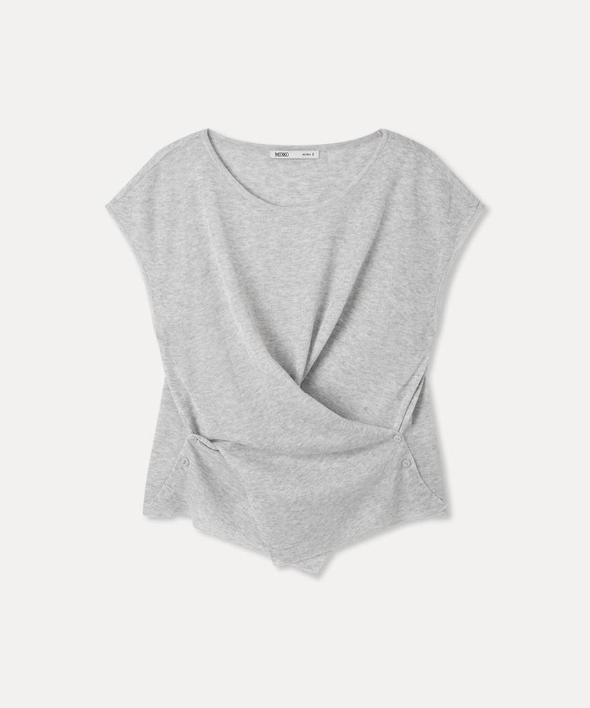 MIXXO Wrap Button Summer Knit_Miwkag719T