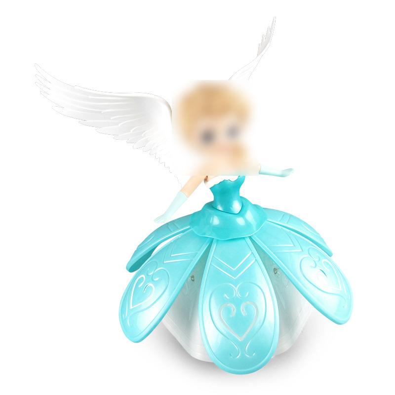 

Electric Dancing Princess Toy Universal Rotating Music Light Dancing Princess Girl синій