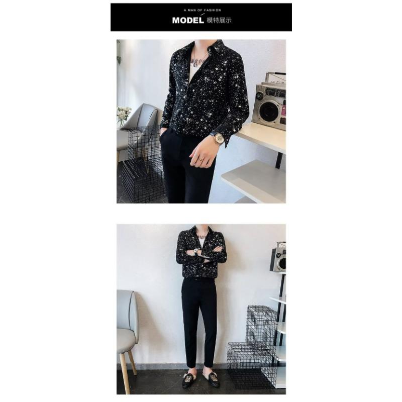 Men S Loose Long Sleeve Shirt Japanese Style Casual Trendy Shirt