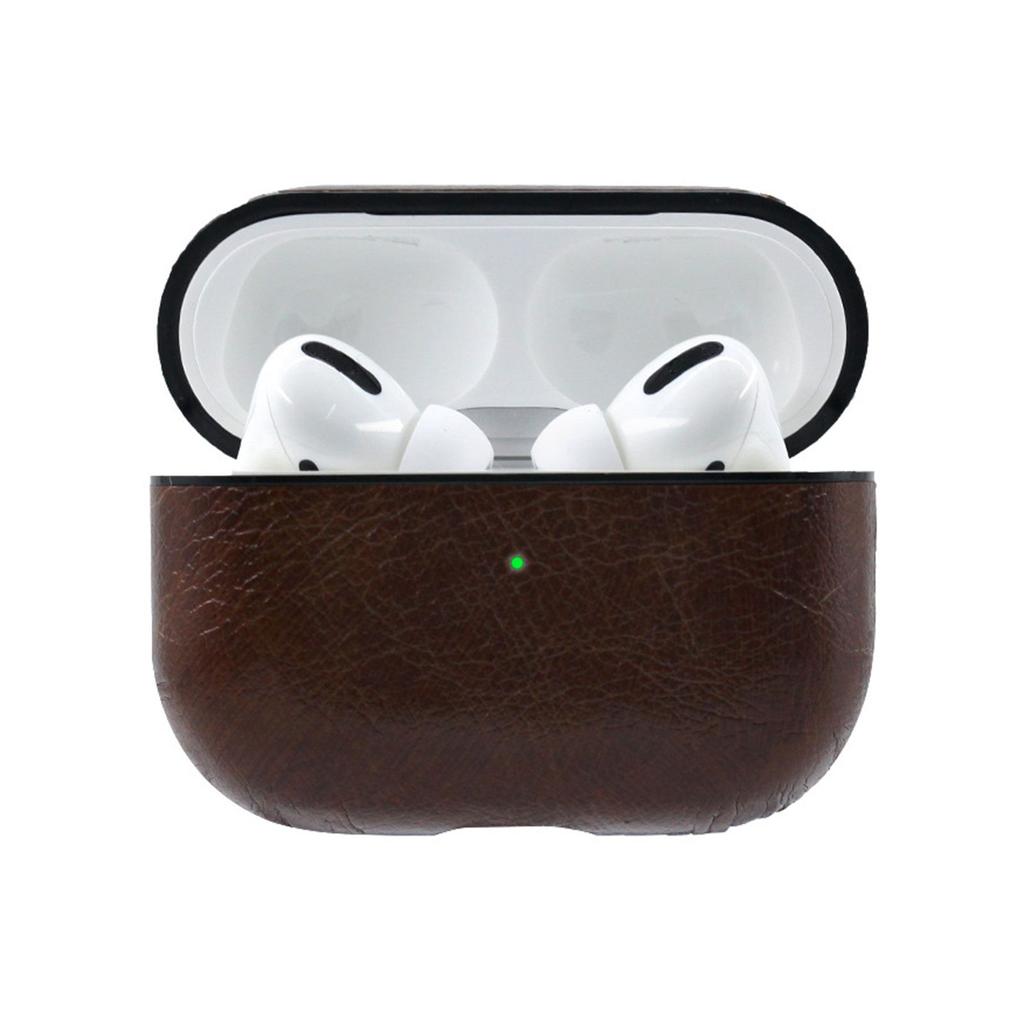 Leather Protective Airpods Cover Retro Shockproof Headphone Earphone Cover Compatible for Airpods Pro 2