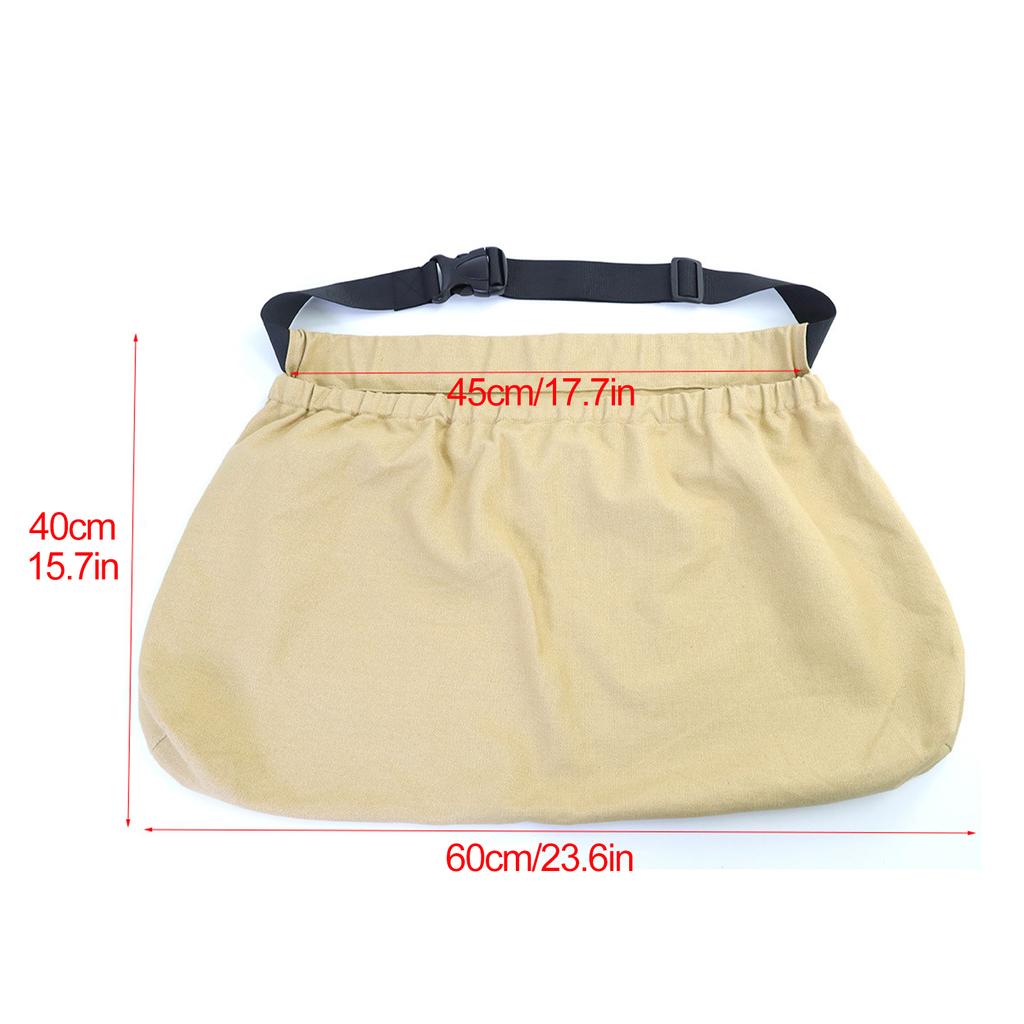 Bærfôrpose Multipurpose Slitesterk Nylon Fruktfôroppbevaringspose med spenne