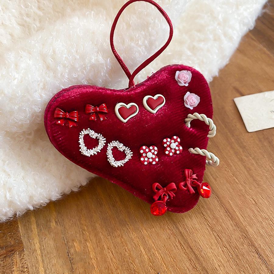 Ancola Silver Needle Red Heart Earrings – Fashionable, Luxurious & Elegant for Autumn/Winter 2025