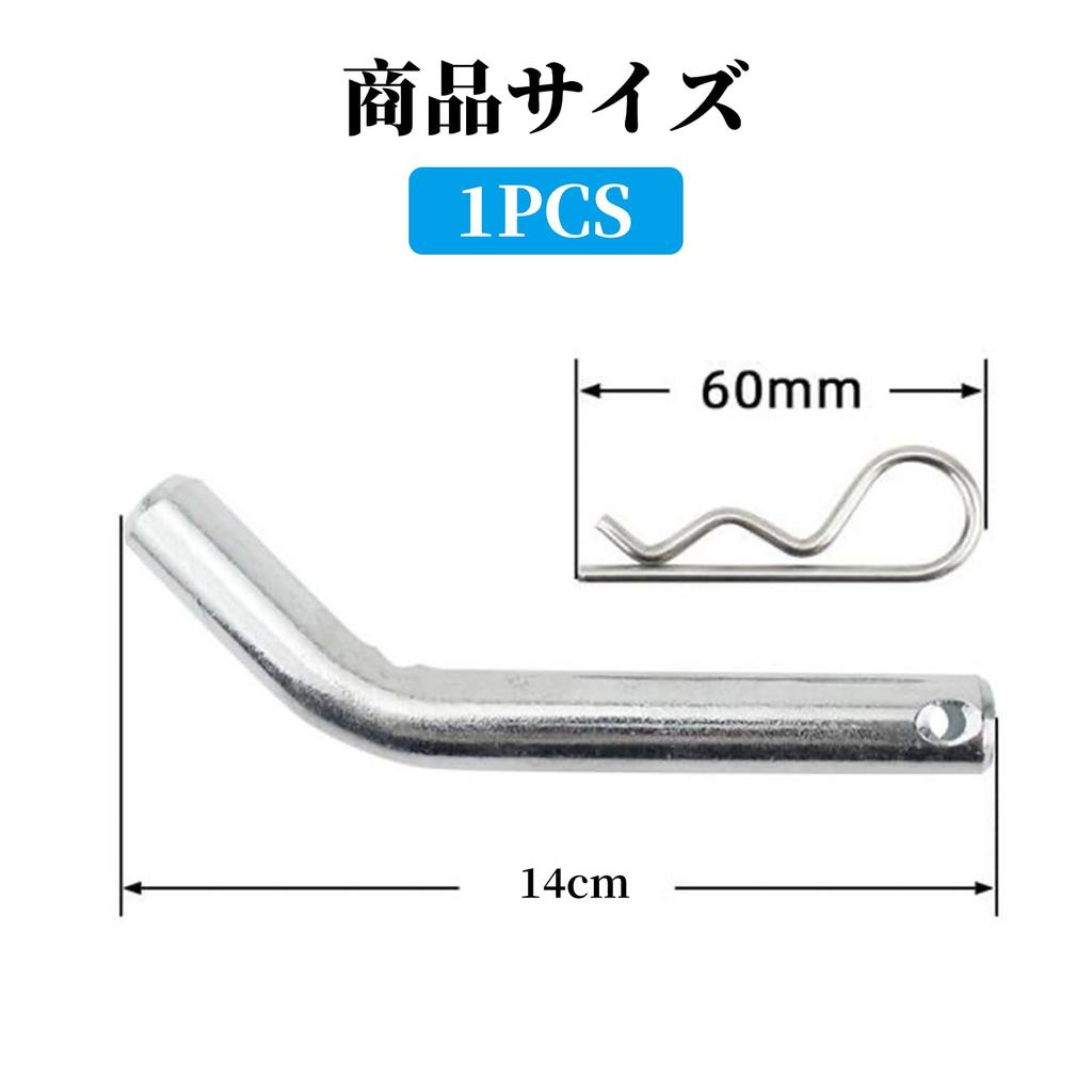 Yowodana Hitch Pin Locking Pin Trailer Hitch Hitch Member Trailer Hitch Pin & Clip with Vinyl Coated Grip 1.5CM Diameter