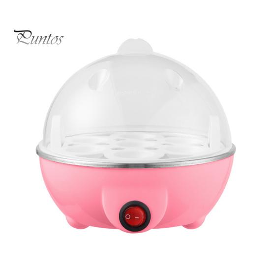 

Автоматична яйцеварка Яйцеварка великої місткості, один/двошаровий, 350 Вт, багатофункціональна машина для приготування варених яєць, приготовлена ​​на пару. EU Single Layer рожевий