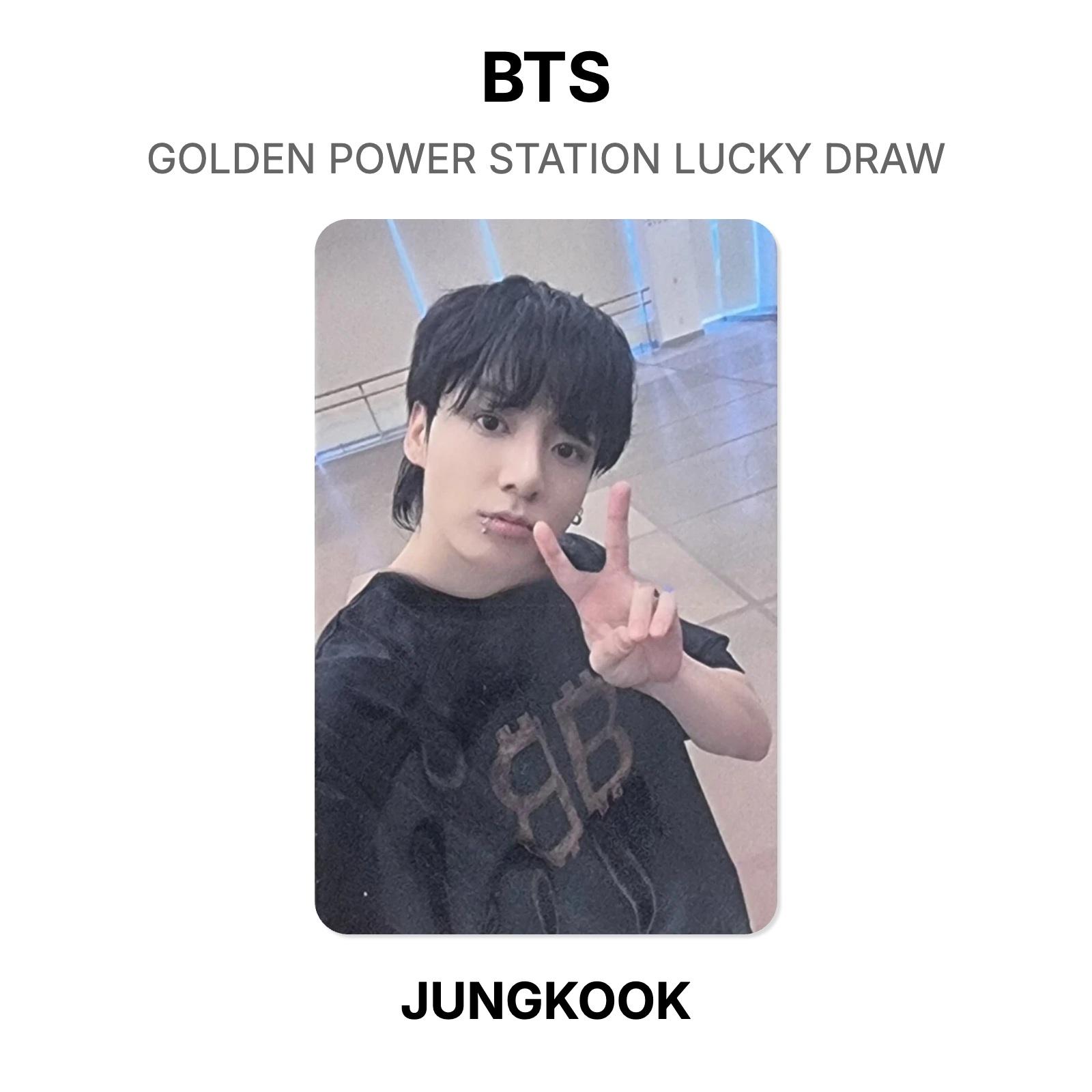 BTS GOLDEN POWER STATION LUCKY DRAW Official Photocard JUNGKOOK 04