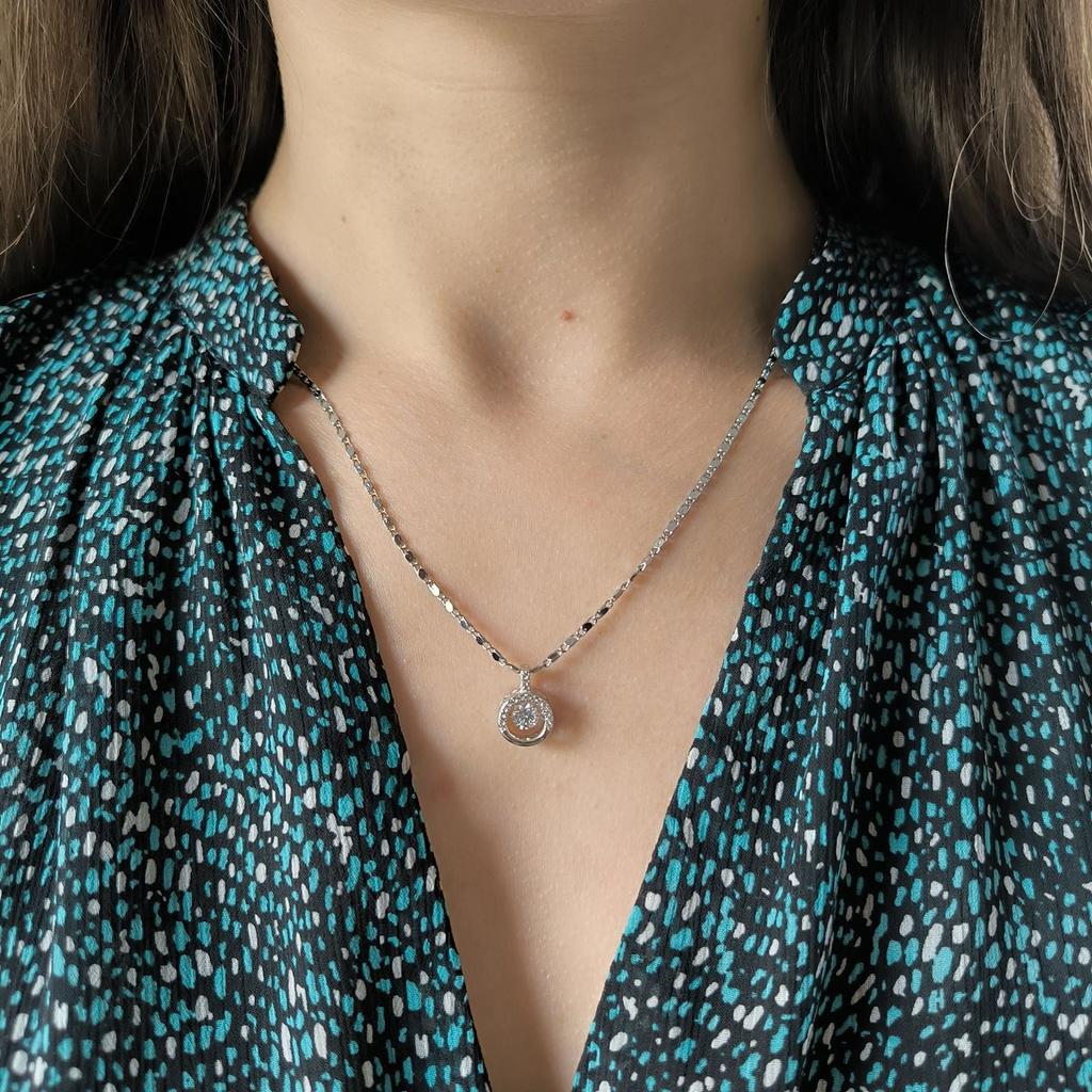 Silver Pendant with Cubic Zirkonia (2186564)