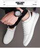 Scarpe da Uomo Basse in Tela Bianca Slip-On - Tendenza Autunnale