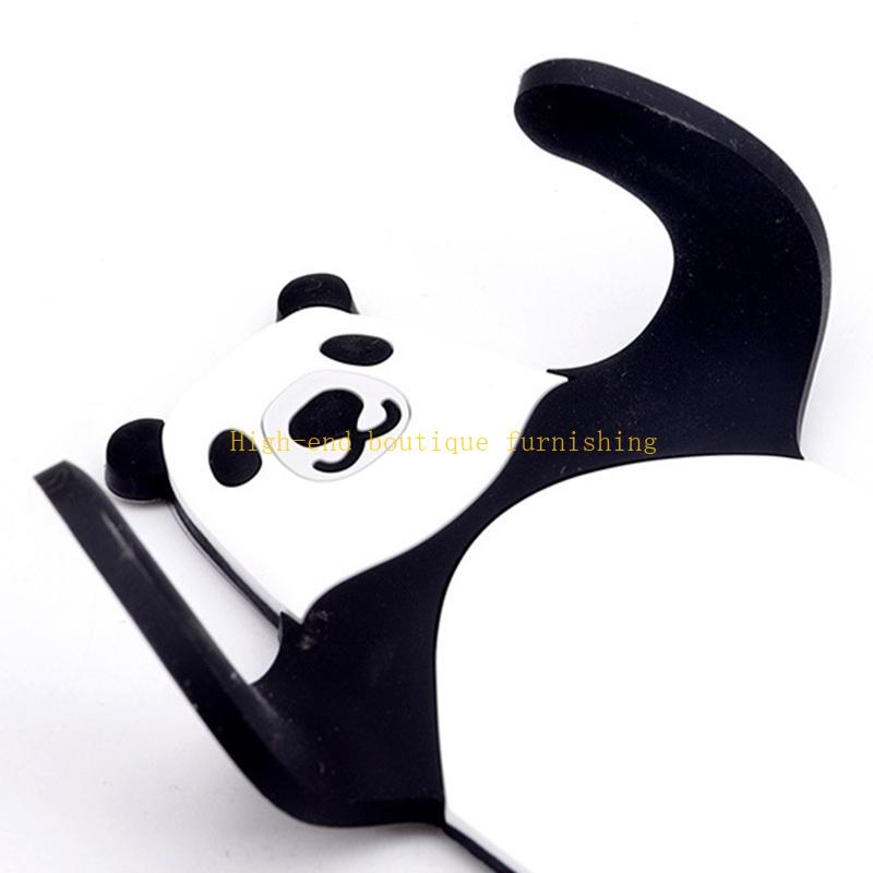  3pcs/set Funny Animal Tail Adhesive Wall Hooks Waterproof Reusable for Key Plug Hanger Kitchen Refrigerator Decor