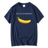 Zomer Mannen T-shirt Hoge Kwaliteit Katoen Grappige Banaan Opdruk Losse O-hals Mannen Korte Mouw T-shirt Tops