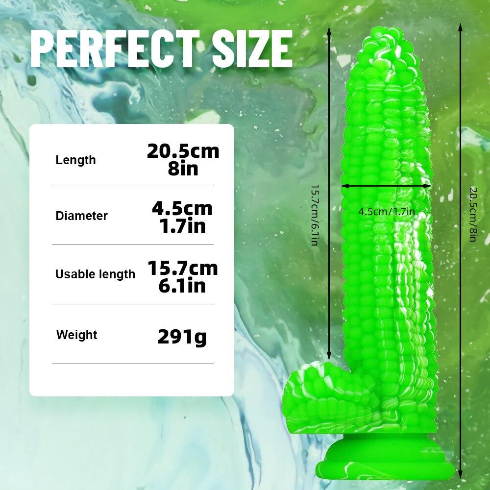 BDSM Sex Corn Shape Dospělá hračka Chastity Dildo Big Dick Anální hračky Masturbátor pro ženy Fleshlight Harness