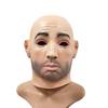 Realistic Bald Head Mask Men Halloween Party Cosplay Costume Accessory Latex Full
