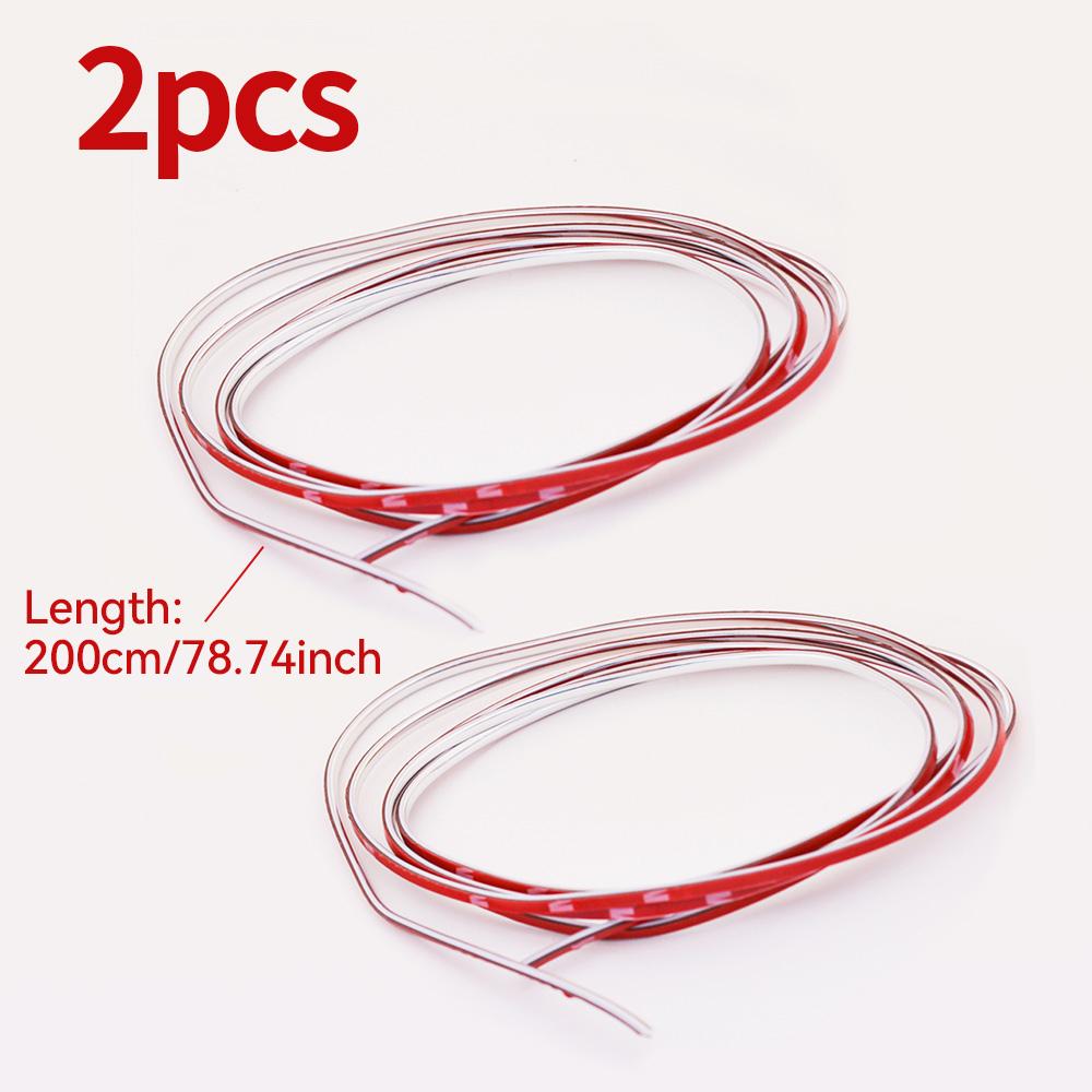 4mmx2m Chrom Auto Styling Zierleiste Zierleiste Autodekoration Zierleiste Glänzende Leiste Klebeband Autozubehör DIY Schutz