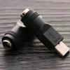 Hot Sale 1PC DC Power Adapter Converter 5.5x2.1mm Female Jack to USB Type C Male Connector