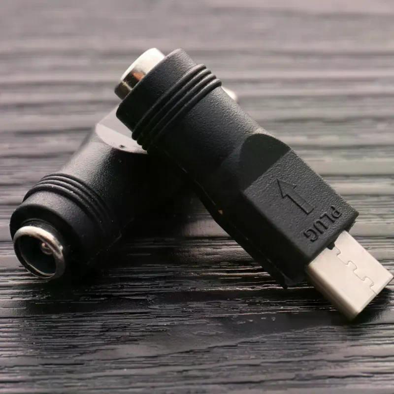 Hot Sale 1PC DC Power Adapter Converter 5.5x2.1mm Female Jack to USB Type C Male Connector