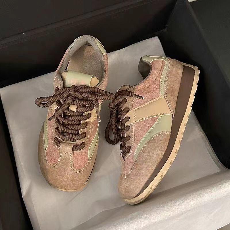 Forrest Gump Shoes Women's Spring New Versatile Color Matching Casual Dexun Dad Shoes Tide