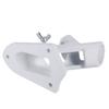 2 Angle Aluminium Alloy Flag Pole Holder Mounting Wall Mount Flagpole Windsock Bracket White