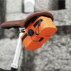 Waterproof Bicycle Saddle Bag W/ Rotating Lacing Bicycle Seat Bag Portable Cycling Seat Pack Easy Attachment for Road Bikes